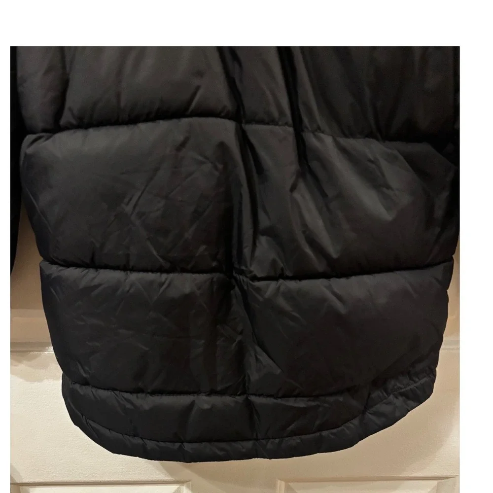 Gap Kids Black Puffer Jacket Blue Zip Fleece Lined Size S Small Outerwear